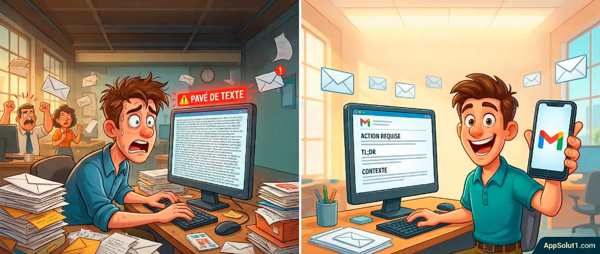 Pourquoi vos emails épuisent tout le monde